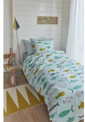 BeddingHouse Lenjerie de pat copii verde cu pestisori