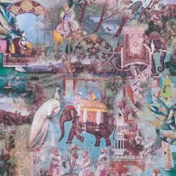 As Creation Tapet oriental cu elefanti indieni