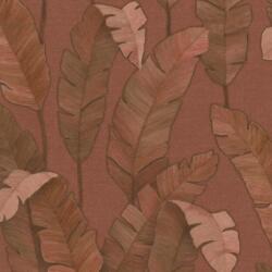 As Creation Tapet frunze tropicale maro-roscat