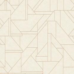 As Creation Tapet Art Deco geometric crem-auriu