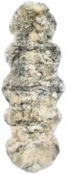 vidaXL sötétszürke melanzsszínű báránybőr szőnyeg 60 x 180 cm 283884
