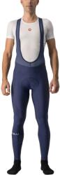 Castelli - pantaloni lungi ciclism pentru barbati cu bretele Entrata bibtights - albastru belgian (CAS-4520524-424) - trisport