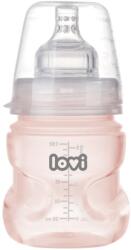 LOVI Lovi, Trends, biberon din plastic cu tetina dinamica, Pink, 120 ml