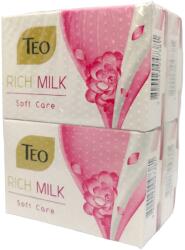Teo тоалетен сапун, 1 брой х 90гр, Rich milk, Soft care