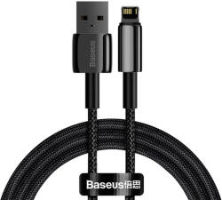 Baseus USB-kábel Lightning Baseus Tungsten Gold-hoz, 2, 4A, 2m (fekete)