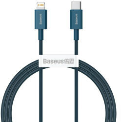 Baseus USB-C kábel a Lightning Baseus Superior sorozathoz, 20 W, PD, 1 m (kék)