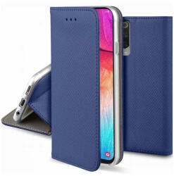 MH Protect Smart magnet Samsung SM-S906 Galaxy S22 Plus (2022) oldalra nyíló mágneses könyv tok szilikon belsővel sötétkék