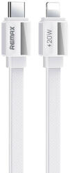 REMAX Cable USB-C-lightning Remax Platinum Pro, RC-C050, 20W (white) - mobilehome