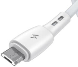 Vipfan USB és Micro USB kábel Vipfan Racing X05, 3A, 1m (fehér) - mobilehome