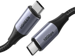 UGREEN US355 USB-C to USB-C 3.1 Gen. 2, PD, 5A, 100W, 4K, 10Gbps, 1m (black) - mobilehome