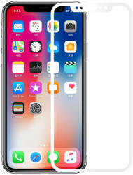 MH Protect Meleovo Defense Glass prémium fehér keretes full glue 5D előlapi üvegfólia Apple iPhone 7 Plus / 8 Plus (5.5)