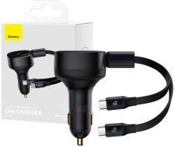 Baseus Car Charger Baseus Enjoyment with cable USB-C, 33W (Black)
