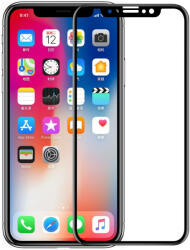 MH Protect Meleovo Defense Glass Flexible prémium fekete keretes full glue 2, 5D hajlékony hibrid előlapi üvegfólia Apple iPhone 7 Plus / 8 Plus (5.5)