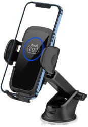 budi Automatic Wireless Car Charger Budi 15W (Black) - mobilehome