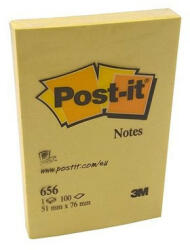 Post-it Öntapadós jegyzet 3M Post-it LP656 51x76mm sárga 12x100 lap (1262706) - papir-bolt