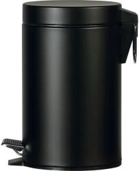 Gastro Coș de gunoi metalic cu pedală 3 l, negru