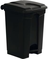 Gastro Coș cu pedală din plastic 45 l, negru Cos de gunoi