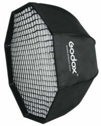 Godox 95cm ernyőként nyitható octabox + méhsejtrács - Bowens csatlakozással (SB-GUE)