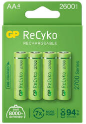 GP Batteries ReCyko 2700 sorozatú Ni-MH 2600 mAh AA/R6