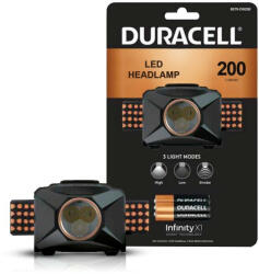 Duracell LED fejlámpa 200lm