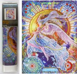 NORIMPEX - Puzzle Pictură cu diamant: Zână 30x40cm 7D - 1 - 39 piese