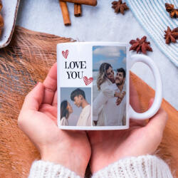 3gifts Cana personalizata Love you 2 poze - 3gifts - 32,00 RON