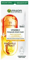Garnier Masca servetel cu ananas si vitamina C Ampoule Anti-Fatigue Skin Naturals, Garnier, 15 g
