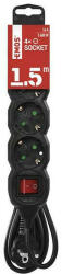EMOS 4 Plug 1,5 m Switch (1922340151)