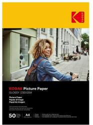 Kodak Fotópapír KODAK Picture High Gloss A/4 230g 50 ív/csomag - rovidaruhaz