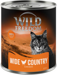 Wild Freedom 12x800g Wild Freedom Adult Wide Country - csirke pur gabonamentes nedves macskatáp