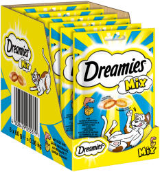 Dreamies 2x60g Dreamies Mix Lazac & sajt macskacsemege jutalomfalat macskáknak