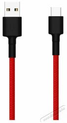 Xiaomi Mi Braided 1m USB A - USB Type-C piros kábel
