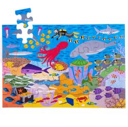 Bigjigs Toys Puzzle de podea Lumea subacvatică 48 piese (DDBJ917)