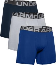 Under Armour Boxeralsó UA Charged Cotton 6in Boxer Briefs 3-Pack Blue - Under Armour S
