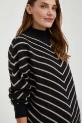 ANSWEAR pulover femei, culoarea negru, cu turtleneck BMYX-SWD044_99X