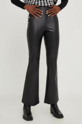 Answear Lab pantaloni X limited collection NO SHAME femei, culoarea negru, evazati, high waist BMYX-SPD01L_99X
