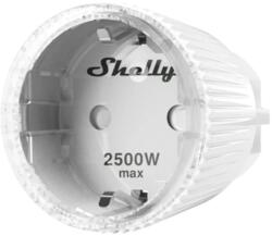 Shelly Priza Shelly Plug S, Wi-Fi, 2500 W, Monitorizare consum, Programare, Alb