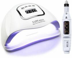  SUN X5 MAX UV/LED műkörmös lámpa mini csiszológéppel - Fehér (SNN-33-white)