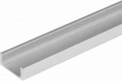 Lumen Profil aplicat pentru Led (Fara dispersor) Aluminiu H: 7mm L: 2m W: 17.4mm Argintiu (05-30-055502)