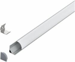 EGLO Profil colt intern pentru Led (Cu dispesor) Aluminium, Plastic H: 16mm L: 1m Argint (98941)