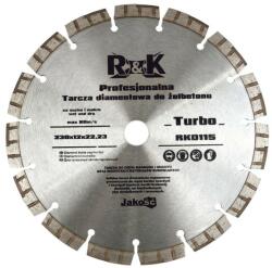 R&K Disc diamantat TURBO 230x12x22, 23mm 09449 (RK0115)
