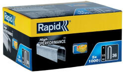 RAPID Tűzőkapocs Rapid 36/10, horganyzott, 5000 db/dob, 11884410