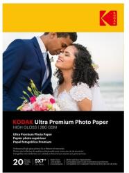 Kodak Fotópapír KODAK Ultra Premium 13x18 cm fényes 280g 20 ív/csomag