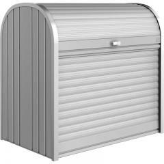 Biohort StoreMax prémium tárolószekrény teraszra és kertbe - Ezüstmetál / 120 (117 x 73 x 109 cm) (72060)