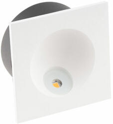 MAXlight TIME beépíthető lámpa, fehér, 3000K melegfehér, beépített LED, 140 lm, 1x2W, MAXLIGHT-H0073 (H0073)