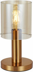 Italux SARDO borostyán színű burával asztali lámpa réz, E27, IT-TB-5581-1-BRO+AMB (IT TB 5581 1 BRO+AMB)
