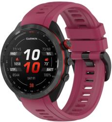  SZILIKON szíj Garmin Approach S70-hez - 42mm bordó