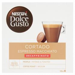 NESCAFÉ Cortado Espresso Macchiato koffeinmentes kávékapszula 16 db/16 csésze 99, 2 g