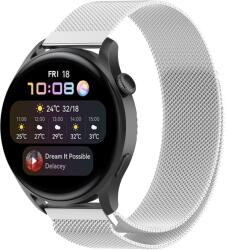MILANESE fém szíj Samsung Galaxy Watch 5 (40mm / 44mm) 5 Pro 45mm ezüst