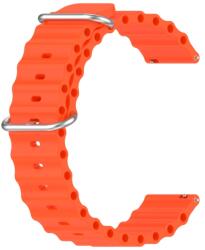 OCEAN Univerzális szilikon szíj 20mm narancssárga
